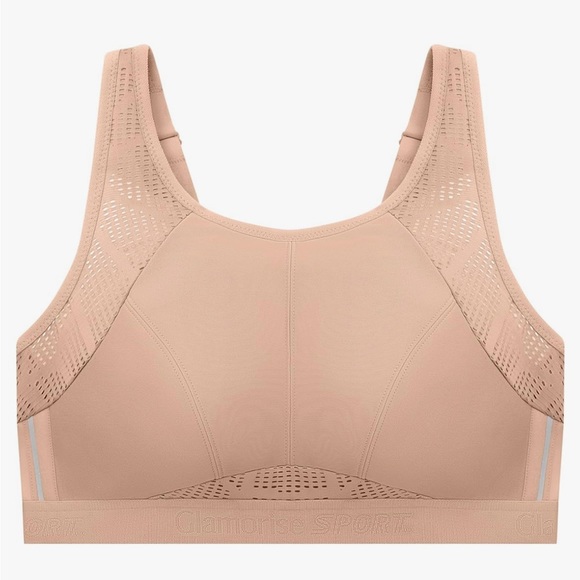 Glamorize women’s plus size No-sweat sports Bra wire free size 40D. Like new - Picture 6 of 10